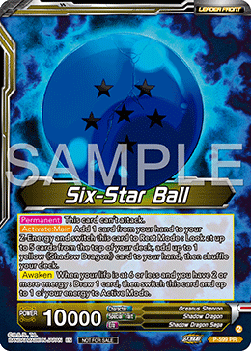 Six-Star Ball // Oceanus Shenron, Elegant Shadow Dragon (V.1 - Promo)