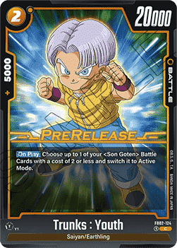 Trunks : Youth (FB02-124) [Fusion World] Immagine principale del prodotto