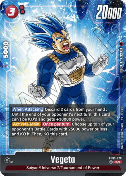 Vegeta (FB03-020) [Fusion World] (V.1 - Super Rare) Immagine principale del prodotto