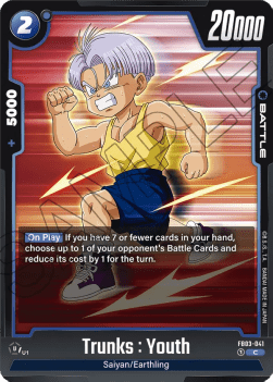 Trunks : Youth (FB03-041) [Fusion World] Immagine principale del prodotto