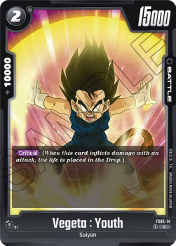 Vegeta : Youth (FS05-14) [Fusion World] (V.1 - Common) Immagine principale del prodotto