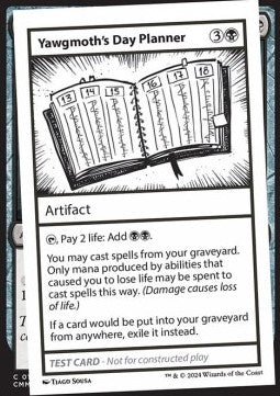 Yawgmoth's Day Planner Immagine principale del prodotto