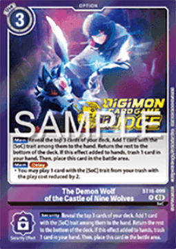 The Demon Wolf of the Castle of Nine Wolves (BT16-099) Immagine principale del prodotto