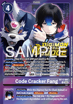 Code Cracker Fang (BT17-091) Immagine principale del prodotto