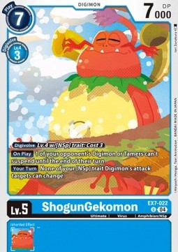 ShogunGekomon (EX7-022) (V.1) Immagine principale del prodotto