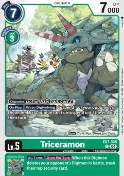 Triceramon (EX7-035) (V.1) Immagine principale del prodotto
