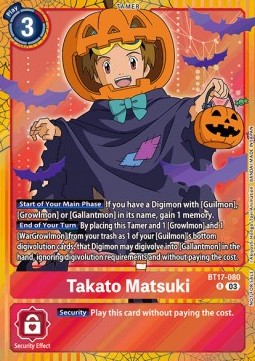 Takato Matsuki (BT17-080) Immagine principale del prodotto