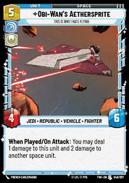 Obi-Wan's Aethersprite, This is Why I Hate Flying