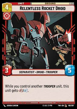 Relentless Rocket Droid