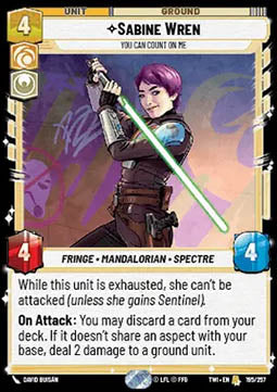 Sabine Wren, You Can Count On Me