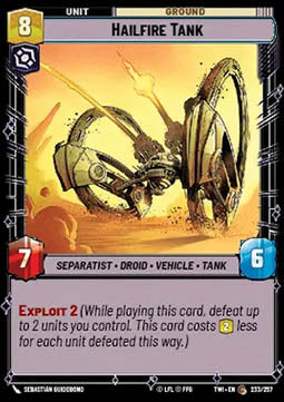 Hailfire Tank Immagine principale del prodotto