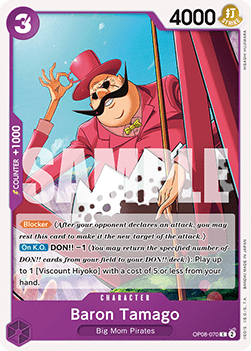Baron Tamago (OP08-070) Immagine principale del prodotto