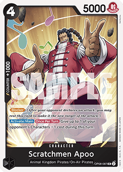Scratchmen Apoo (OP08-087) Immagine principale del prodotto