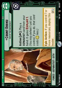 Count Dooku, Face of the Confederacy Immagine principale del prodotto