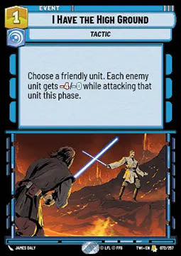 I Have the High Ground Immagine principale del prodotto