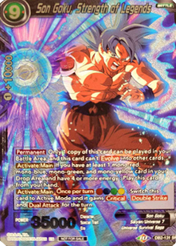 Son Goku, Strength of Legends