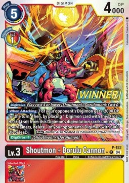 Shoutmon + Dorulu Cannon (P-152) (V.2) Immagine principale del prodotto