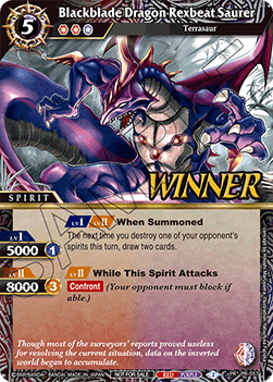Blackblade Dragon Rexbeat Saurer (V.2 - Promo)