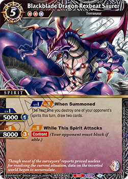 Blackblade Dragon Rexbeat Saurer (V.1 - Promo)