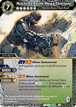 Machine Brute Mega Therium (V.1 - Promo) Immagine principale del prodotto