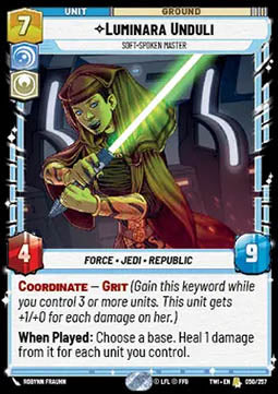 Luminara Unduli, Soft-Spoken Master
