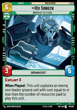 Osi Sobeck, Warden of the Citadel Immagine principale del prodotto