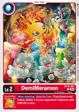 DemiMeramon (BT18-001) Immagine principale del prodotto