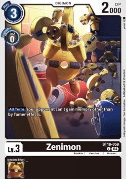 Zenimon (BT18-059) Immagine principale del prodotto