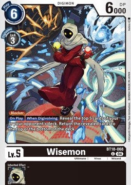 Wisemon (BT18-068) Immagine principale del prodotto