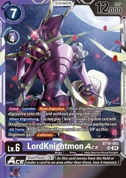 LordKnightmon Ace (BT18-083) (V.1) Immagine principale del prodotto