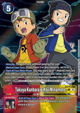 Takuya Kanbara & Koji Minamoto (BT18-088) (V.2)