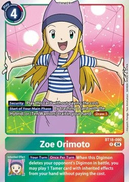 Zoe Orimoto (BT18-090) (V.1) Immagine principale del prodotto
