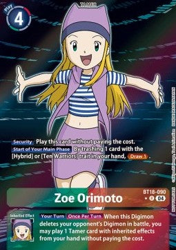 Zoe Orimoto (BT18-090) (V.2) Immagine principale del prodotto