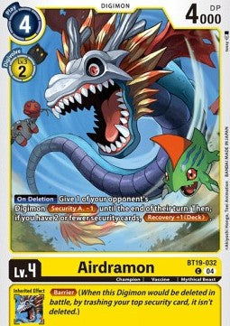 Airdramon (BT19-032) Immagine principale del prodotto