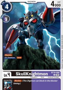 SkullKnightmon (BT19-058) Immagine principale del prodotto