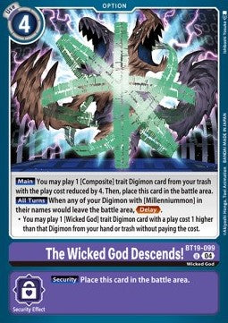 The Wicked God Descends! (BT19-099) Immagine principale del prodotto