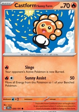 Castform Sunny Form Immagine principale del prodotto