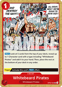 Whitebeard Pirates (OP02-022) (V.1) Immagine principale del prodotto
