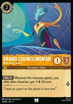 Grand Councilwoman - Federation Leader Immagine principale del prodotto