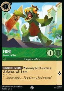 Fred - Mascot by Day Immagine principale del prodotto