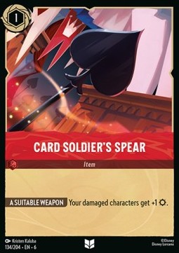 Card Soldier's Spear Immagine principale del prodotto