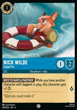 Nick Wilde - Soggy Fox Immagine principale del prodotto