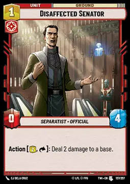 Disaffected Senator