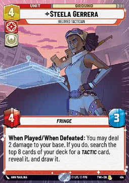 Steela Gerrera, Beloved Tactician