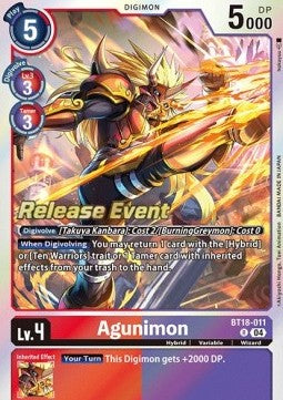 Agunimon (BT18-011) Immagine principale del prodotto