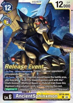 AncientSphinxmon (BT18-084) Immagine principale del prodotto