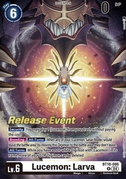 Lucemon: Larva (BT18-086) Immagine principale del prodotto