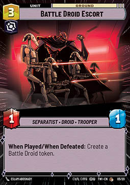 Battle Droid Escort