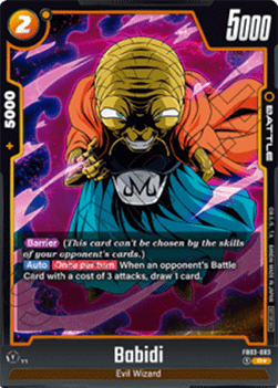Babidi (FB03-083) [Fusion World] (V.1 - Rare) Immagine principale del prodotto