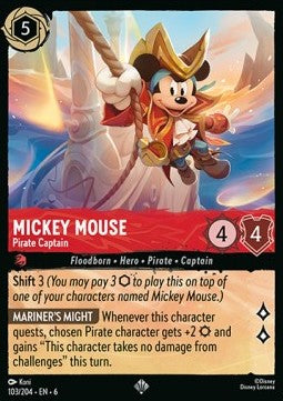 Mickey Mouse - Pirate Captain Immagine principale del prodotto